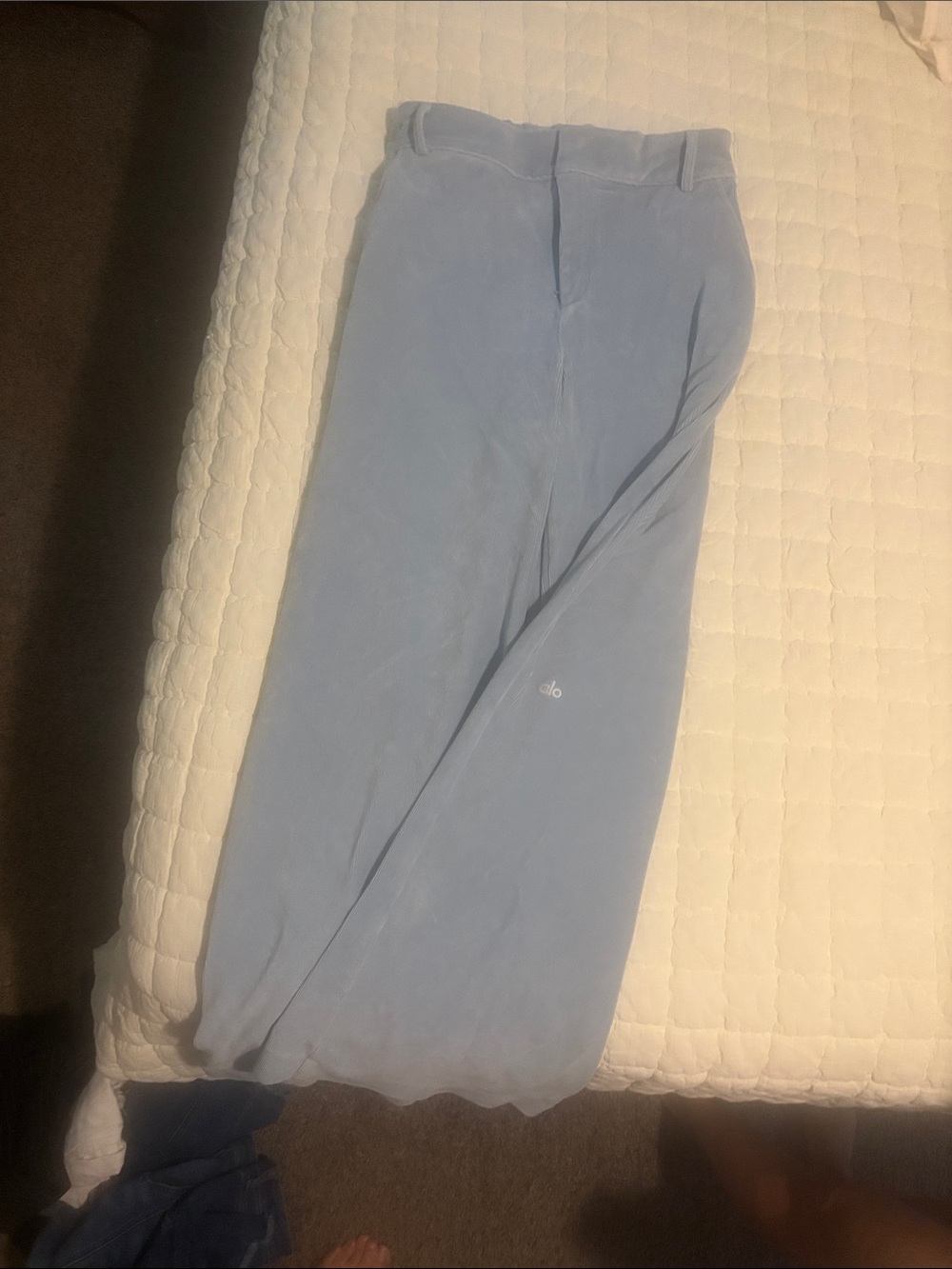 Alo corduroy women’s trousers medium tall